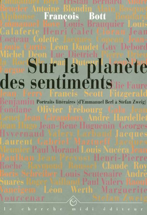 Livrenpoche : Sur la planète des sentiments - François Bott - Livre