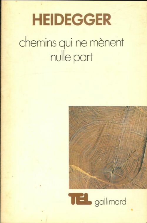 Livrenpoche : Chemins qui mènent nulle part - Martin Heidegger - Livre