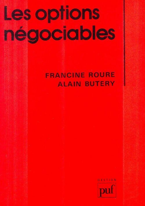 Livrenpoche : Les Options négociables - Francine Roure - Livre