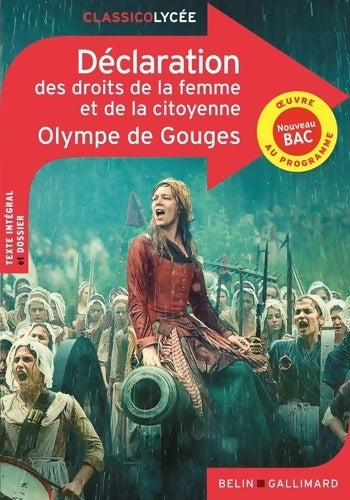 Livrenpoche : Déclaration des droits de la femme et de la citoyenne - Olympe De Gouges - Livre