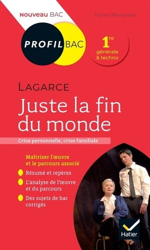 Livrenpoche : Lagarce Juste la fin du monde - Florian Pennanech - Livre