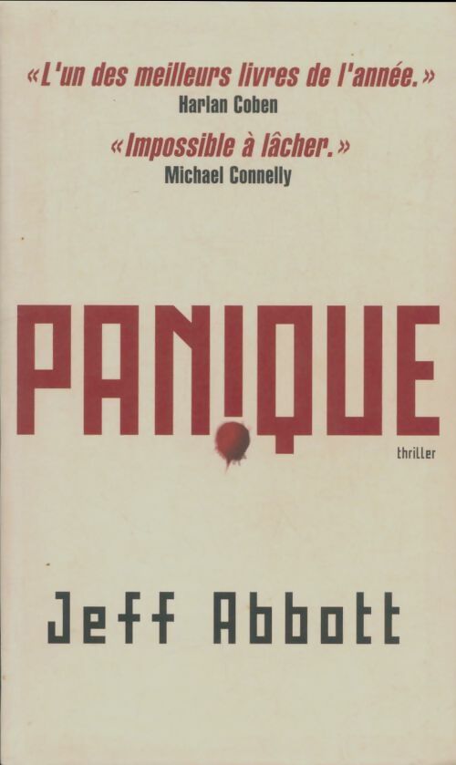 Livrenpoche : Panique - Jeff Abbott - Livre