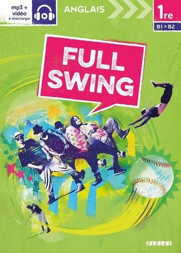 Livrenpoche : Full Swing 1re - Workbook - version papier - Bernard Moro - Livre