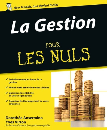 Livrenpoche : La Gestion pour les Nuls - Dorothée Ansermino - Livre