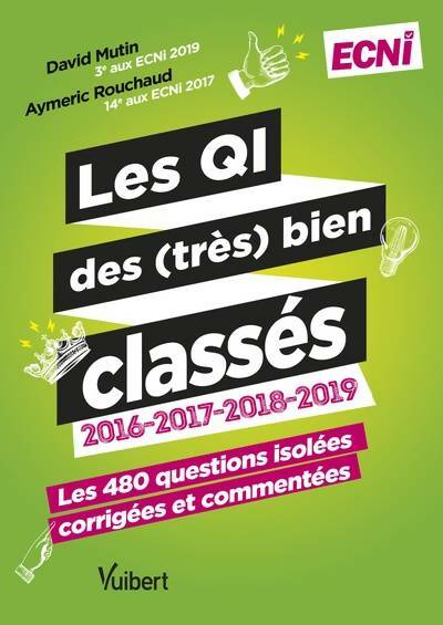 Livrenpoche : Les Questions Isolées des bien classés 2016-2017-2018-2019 : Les 480 questions isolées corrigées et commentées - David Mutin - Livre