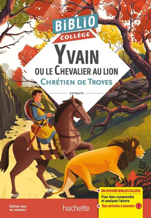 Livrenpoche : Yvain ou le chevalier au lion - Chrétien de Troyes - Livre