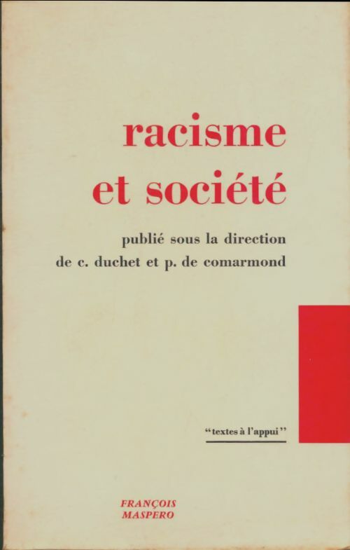 Livrenpoche : Racisme et société. - Claude Duchet - Livre