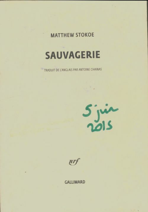 Livrenpoche : Sauvagerie - Matthew Stokoe - Livre