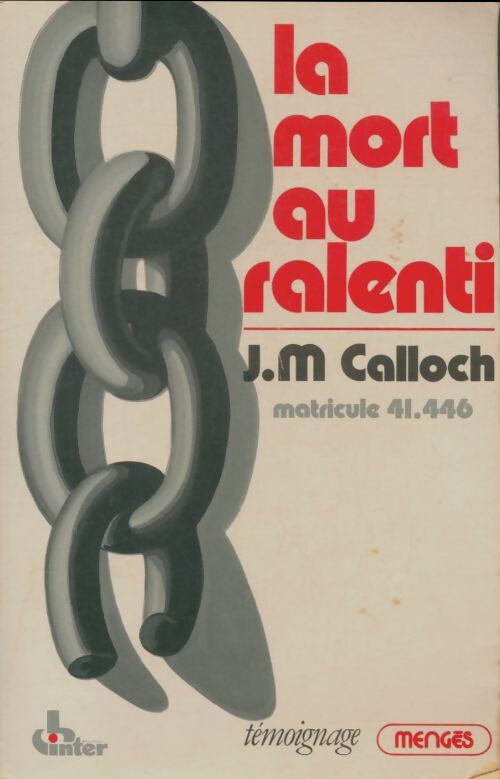 Livrenpoche : La mort au ralenti - Jean-Marie Calloch - Livre
