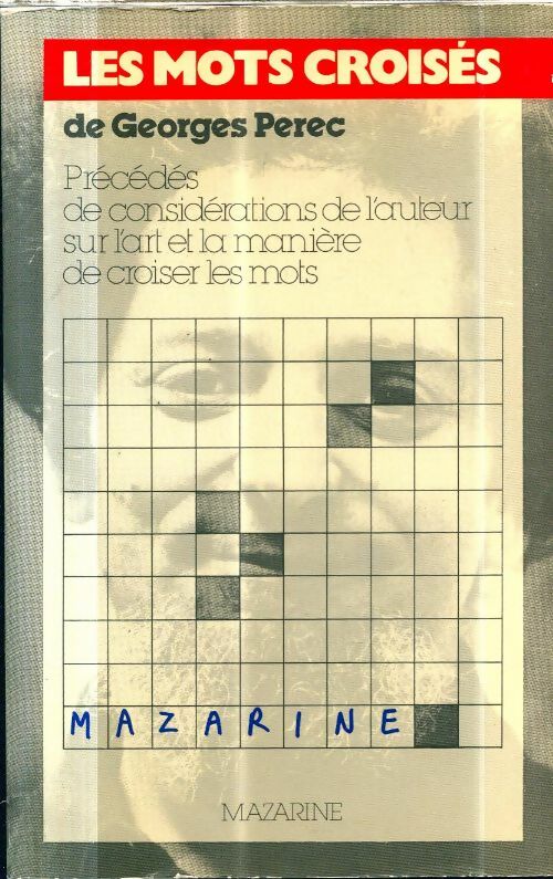 Livrenpoche : Les mots croisés - Georges Perec - Livre