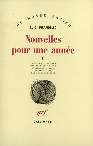 Livrenpoche : Nouvelles pour une année Tome II - Luigi Pirandello - Livre