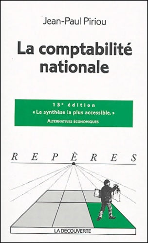 Livrenpoche : La comptabilité nationale - Jean-Paul Piriou - Livre