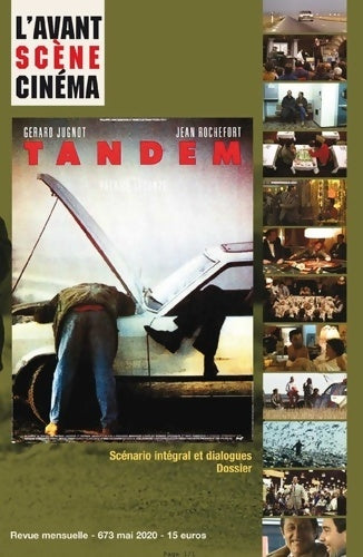 Livrenpoche : L'Avant-Scene Cinéma N 673 Tandem- Mai 2020 - Collectif - Livre