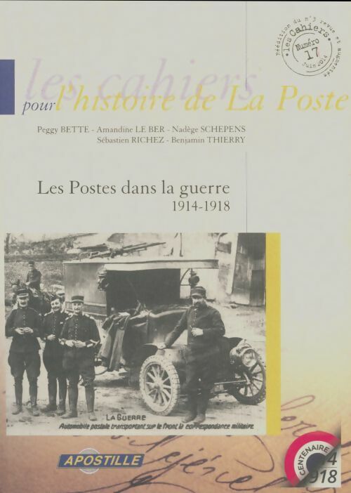 Livrenpoche : Les postes dans la guerre 1914-1918 - Collectif - Livre