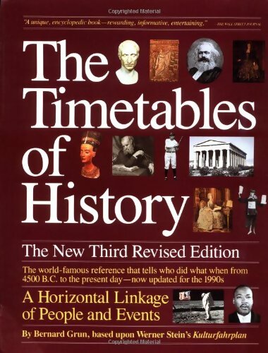 Livrenpoche : The Timetables of History : A Horizontal Linkage of People and Events - Bernard Grun - Livre