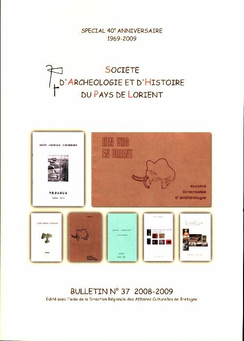 Livrenpoche : Société d'archéologie et d'histoire du pays de Lorient n°37 - Collectif - Livre