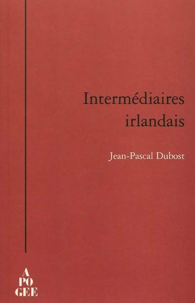Livrenpoche : Intermédiaires irlandais - Jean-Pascal Dubost - Livre