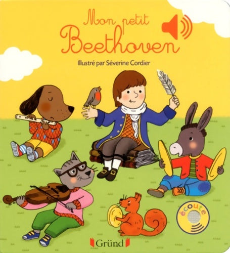 Livrenpoche : Mon petit Beethoven ? Livre sonore avec 6 puces ? Dès 1 an - Emilie Collet - Livre