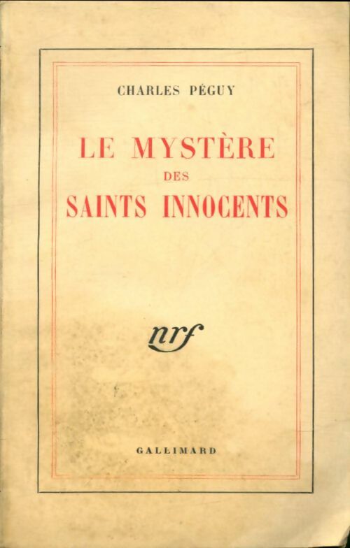 Livrenpoche : Le mystère des saints innocents - Charles Péguy - Livre