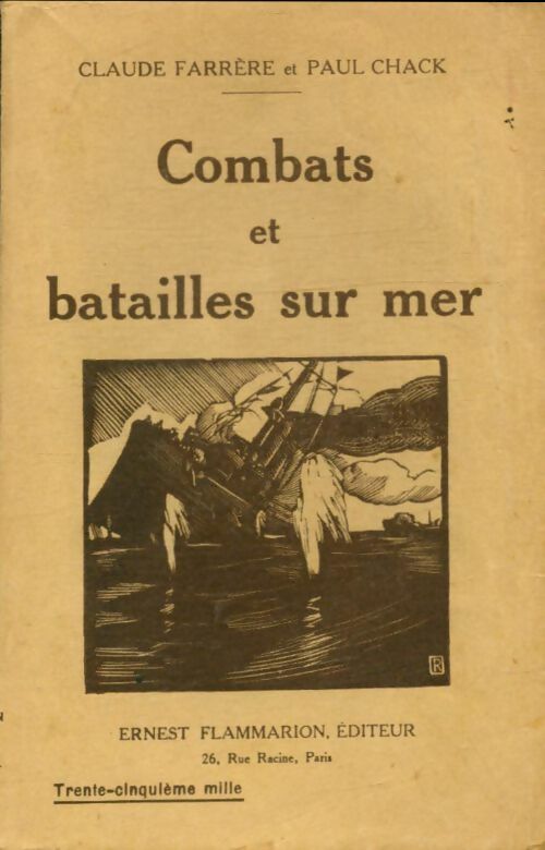 Combats et batailles sur mer - Claude Farrère -  Poche Flammarion - Livre