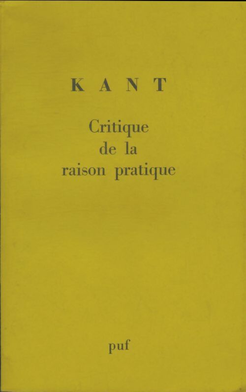 Livrenpoche : Critique de la raison pratique - Emmanuel Kant - Livre
