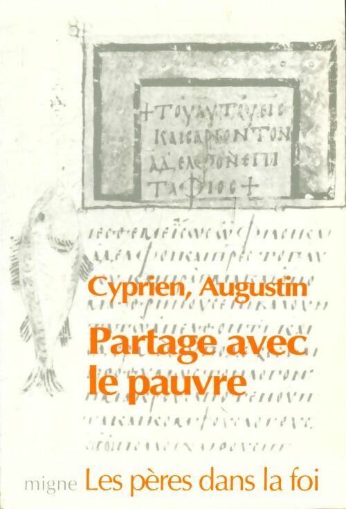 Livrenpoche : Partage avec le pauvre - Cyprien; Augustin - Livre