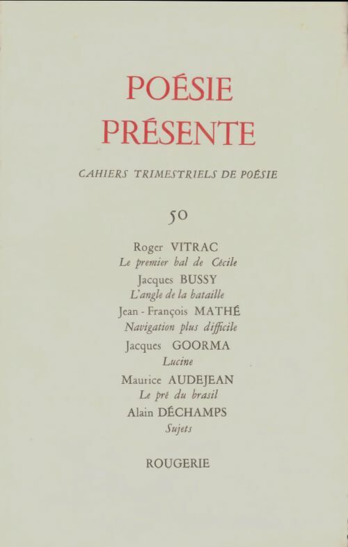 Livrenpoche : Poésie présente n°50 - Collectif - Livre