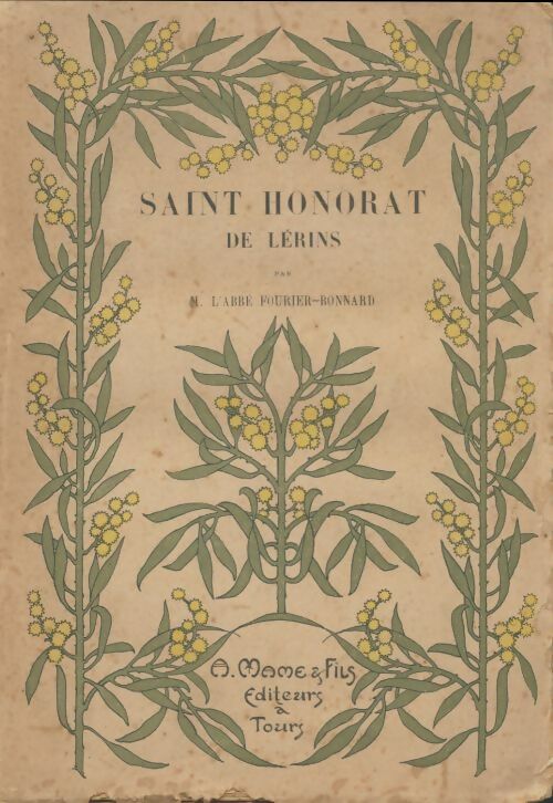 Livrenpoche : Saint-Honorat de Lérins - Abbé Fourier-Bonnard - Livre