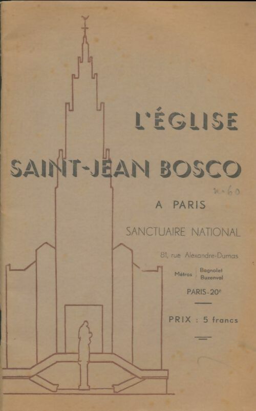 Livrenpoche : L'église Saint-Jean Bosco à Paris - Collectif - Livre