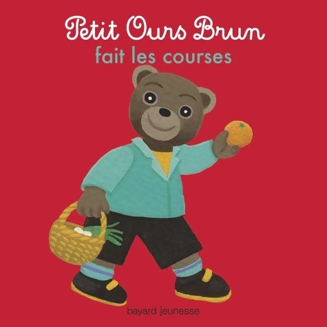 Livrenpoche : Petit ours brun fait les courses - Marie Aubinais - Livre