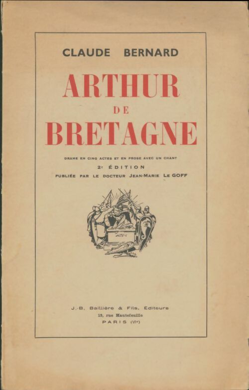 Livrenpoche : Arthur de Bretagne - Claude Bernard - Livre
