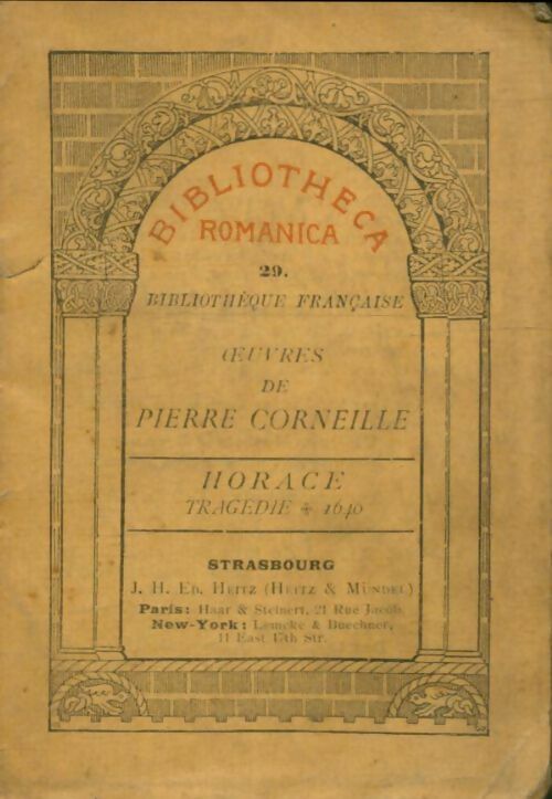 Livrenpoche : Horace - Pierre Corneille - Livre