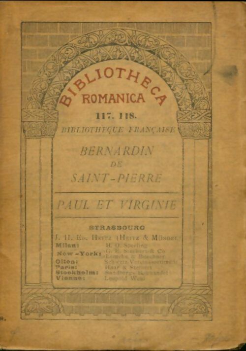 Livrenpoche : Paul et Virginie - Bernardin De Saint-Pierre - Livre