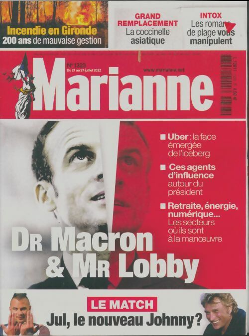 Livrenpoche : Marianne n°1323 : Dr Macron & Mr Lobby - Collectif - Livre