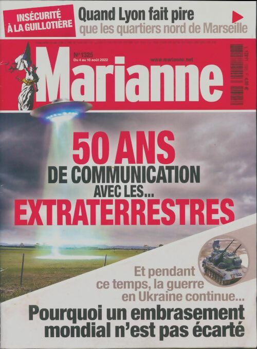 Livrenpoche : Marianne n°1325 : 50 ans de communication avec les extraterrestres - Collectif - Livre