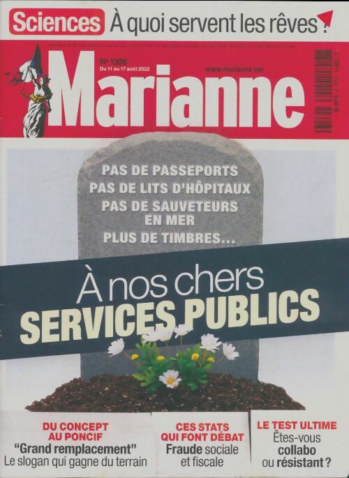 Marianne n°1326 : A nos chers services publics - Collectif -  Marianne - Livre