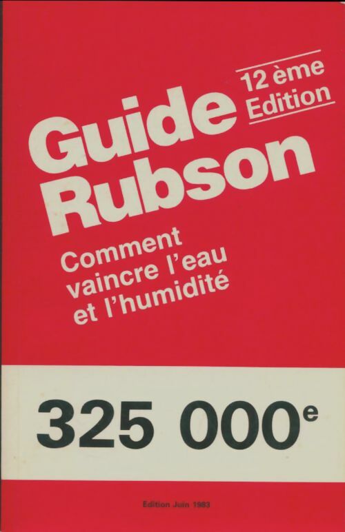 Livrenpoche : Guide Rubson - Collectif - Livre