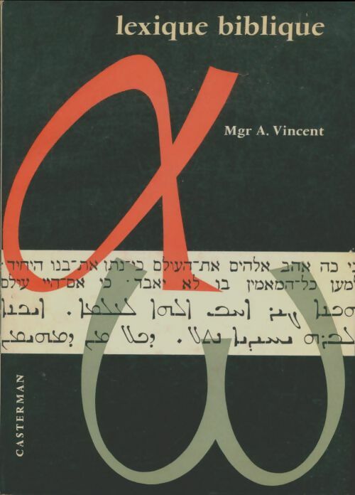 Livrenpoche : Lexique Biblique - Albert Vincent - Livre