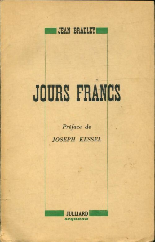 Livrenpoche : Jours francs - Jean Bradley - Livre