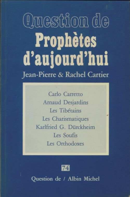 Livrenpoche : Les prophètes d'aujourd'hui - Collectif - Livre