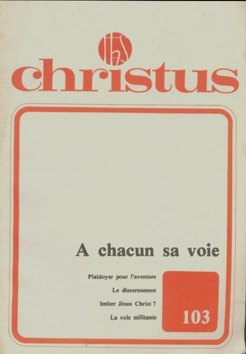Livrenpoche : Christus n°103 - Collectif - Livre