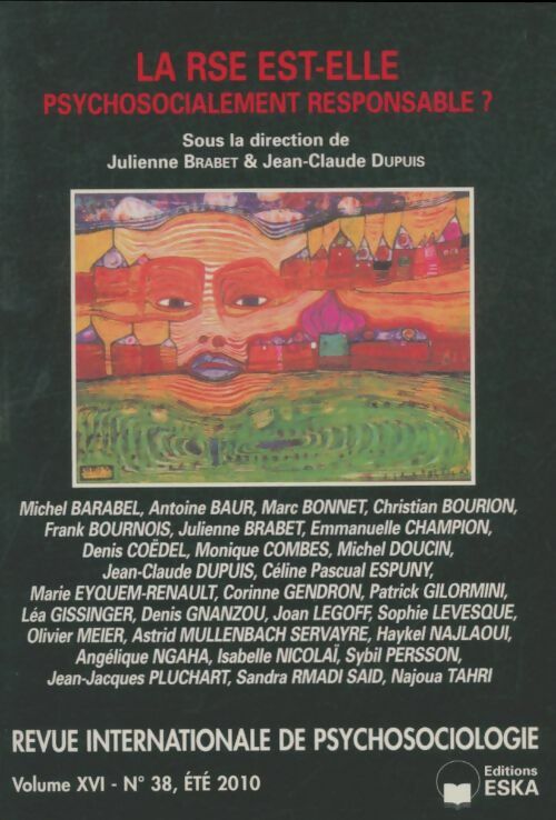 Livrenpoche : Revue internationale de psychosociologie volume XVI n°38 - Collectif - Livre