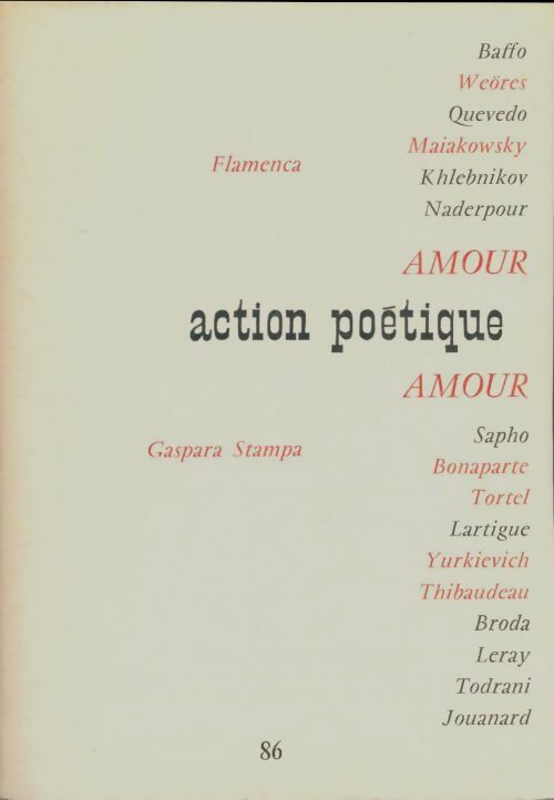 Livrenpoche : Action poétique n°86 - Collectif - Livre