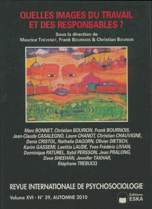 Livrenpoche : Revue internationale de psychosociologie Volume XVI n°39 - Collectif - Livre