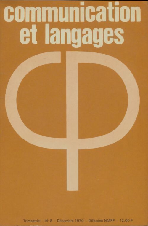 Livrenpoche : Communication et langages n°8 - Collectif - Livre