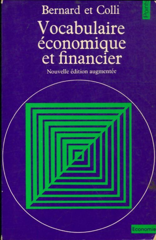 Livrenpoche : Vocabulaire économique et financier - Jean-Claude Colli - Livre