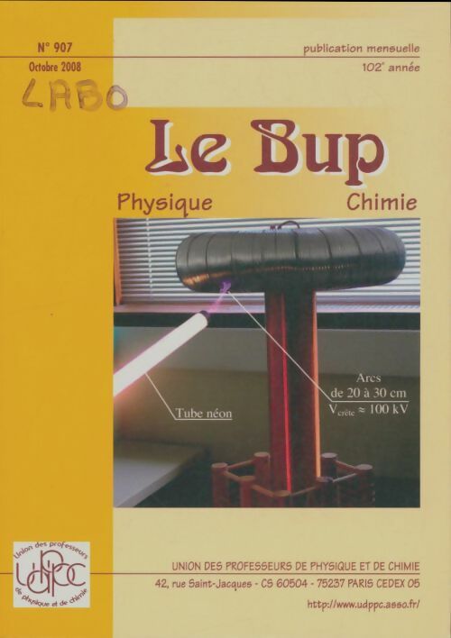 Livrenpoche : Bulletin de l'union des physiciens n°907 - Collectif - Livre