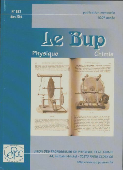 Livrenpoche : Bulletin de l'union des physiciens n°882 - Collectif - Livre