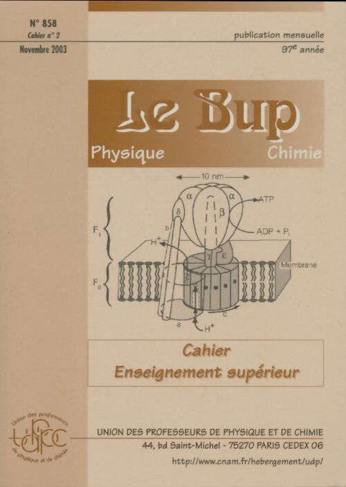Livrenpoche : Bulletin de l'union des physiciens n°858 cahier n°2 - Collectif - Livre
