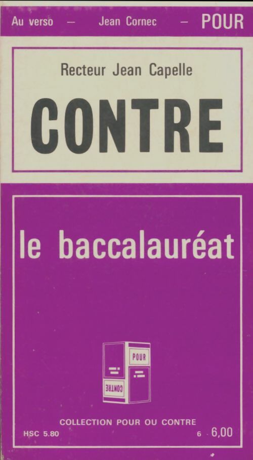 Livrenpoche : Pour / Contre le baccalauréat - Jean Cornec - Livre